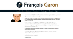 Desktop Screenshot of francoisgaron.com