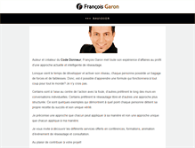 Tablet Screenshot of francoisgaron.com